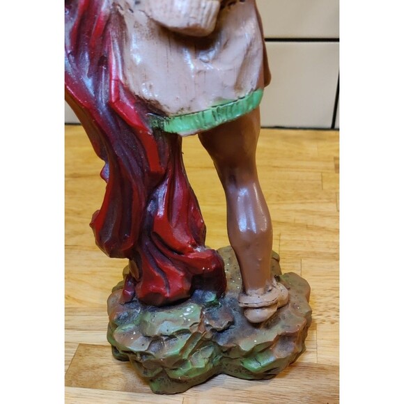 Vintage 1976 Native American Indian Figure Universal Statuary Corp Bow Arrows - Picture 5 of 9